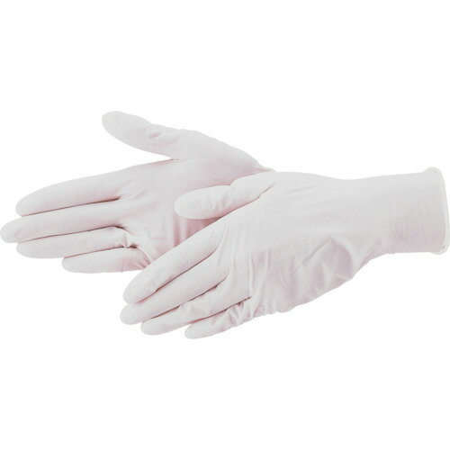 エブノ　EBUNO　ニトリル極薄手袋ホワイトS（100枚入）　【品番：513-S】□