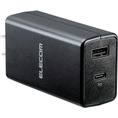 エレコム(ELECOM) ノートPC向けACアダプター PD準拠 57W コンパクト ブラック 【品番:ACDC-PD1757BK】