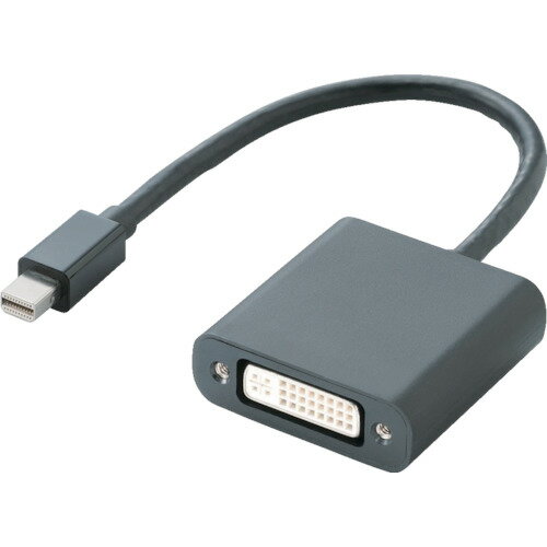 エレコム（ELECOM）　miniDisplayPort変換アダプタ　DVI　ブラック　【品番：AD-MDPDVIBK】