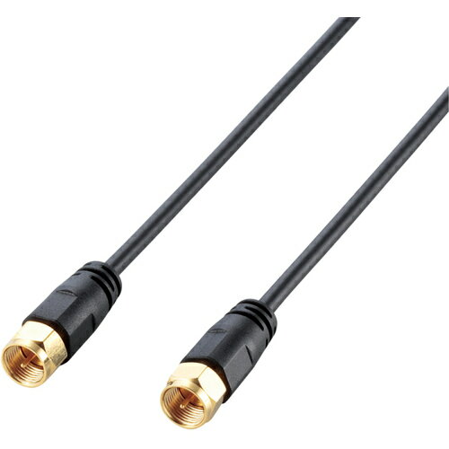 ���쥳���ELECOM�ˡ�����ƥʥ����֥롿�ͥ����ͥ�����1m���֥�å��������֡�AV-ATNN10BK��