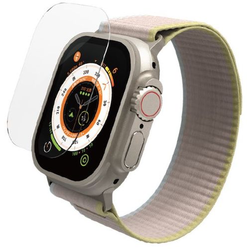 �ڥ᡼�����б��ۥ��쥳���ELECOM�ˡ�Apple��Watch��Ultra��49mm�ѥ��饹�ե���ࡡ����ߥå������ȡ������֡�AW-22CFLGC��