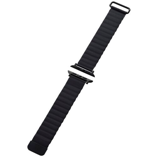 エレコム(ELECOM) Apple Watch 49/45/44/42mm用バンド ソフトレザー マグネット ブラック 【品番:AW-45BDLMAGBK】 エレコム(ELECOM) Apple Watch 49/45/44/42mm用バンド ソフトレザー マグネット ブラック 【品番:AW-45BDLMAGBK】