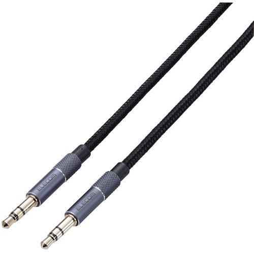 �ڥ᡼�����б��ۥ��쥳���ELECOM�ˡ�AUX�����֥롡3��5mm��3��5mm������ߥ��ͥ�����1��5m���֥�å��������֡�AX-35MA15BK��