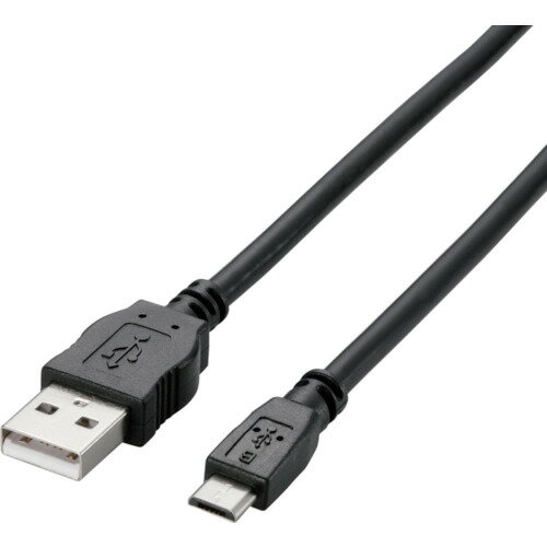 【メール便対応】エレコム（ELECOM）　2A対応USB（A−microB）ケーブル　0．8m　ブラック　【品番：TB-AMB2A08BK】