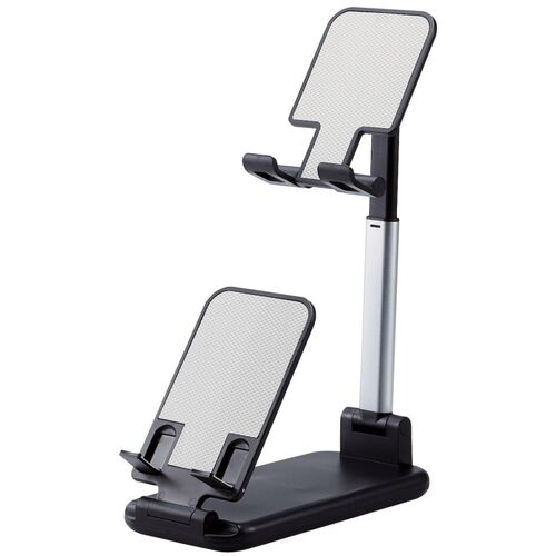 エレコム（ELECOM） タブレット用スタンド 2台設置可能 角度調節可能 ブラック 【品番：TB-DSARM2VBK】