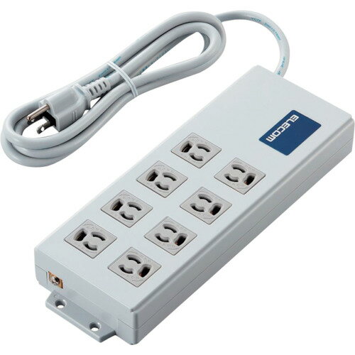 エレコム（ELECOM）　法人用タップ　ボックス型　3P8口　2m　一括スイッチ　【品番：T-H0520SR】