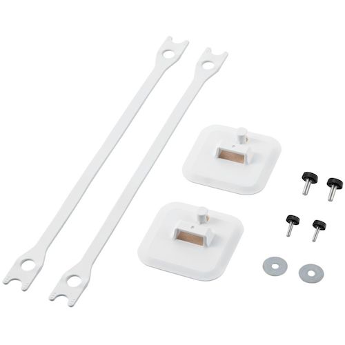 エレコム（ELECOM）　耐震ゴムベルト　〜75V用　VESA穴対応　2本入　【品番：TS-007】