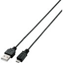 エレコム(ELECOM) 極細Micro-USBケーブル A-microB 2m ブラック 【品番:U2C-AMBX20BK】