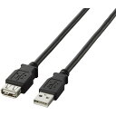 【メール便対応】エレコム(ELECOM) EURoHS指令準拠USB2.0準拠延長ケーブル1.5mブラック 【品番:U2C-E15BK】
