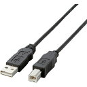 【メール便対応】エレコム(ELECOM) EURoHS指令準拠USB2.0ケーブル1.0mブラック 【品番:USB2-ECO10】