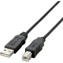【メール便対応】エレコム(ELECOM) EURoHS指令準拠USB2.0ケーブル2.0mブラック 【品番:USB2-ECO20】