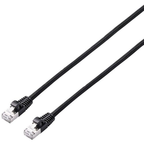 Lan （~5 m） - エレコム（ELECOM）　LANケーブル　CAT7　メッシュ　5．0m　ブラック　【品番：LD-TWSM/BK50】