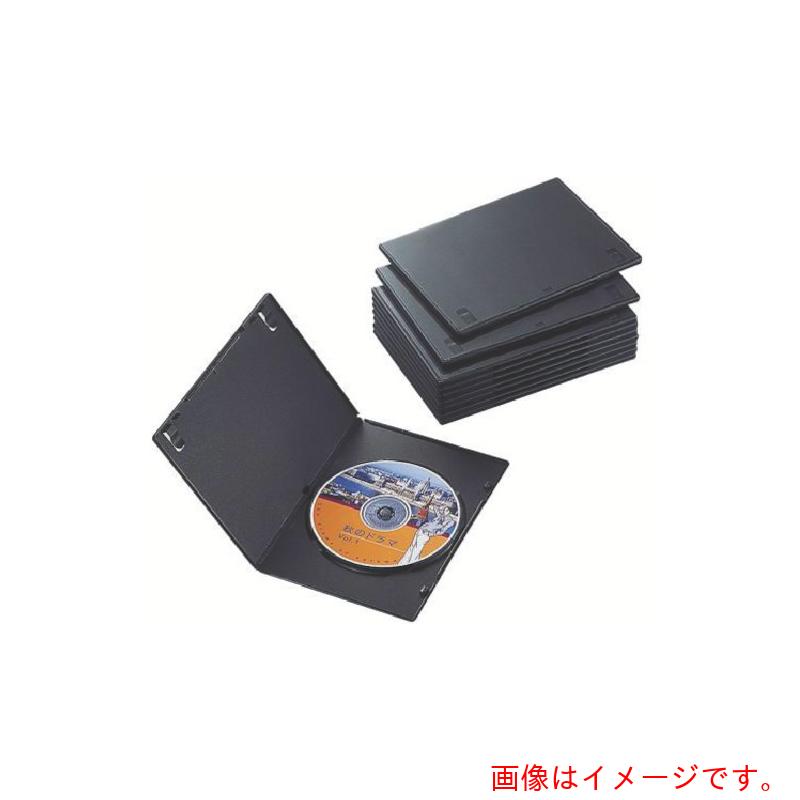 特長 ●厚さ7ミリでスッキリ収納できます。 ●分類に便利な背ラベル・アイコンシール付です。 ●ワンプッシュ式で取り出しカンタン、DVDに無理な力がかかりません。 ●ブックレットも収納できます。 ●軽くて割れにくいポリプロピレン樹脂製です。 ●オリジナルDVDの収納に最適です。 ●インデックスカードも収納できます。(264×182mm) ●増え続けるDVDの収納に便利です。 ●お得な10枚組です。 仕様 ●色：ブラック ●重量(g)：62 ●サイズ：W136mm×D7mm×H191mm ●内寸(mm)：(W)122×(D)1.0×(H)185 ●収納枚数：CDまたはDVD1枚 ●入り数：10 ●インデックスシール：○ 材質 ●PP(ポリプロピレン) 質量・質量単位 ●0.68kg セット内容・付属品 ●インデックスシール=3シート(背ラベル12枚、アイコンシール42枚) 【メーカー名】エレコム（株） 【メーカー品番】CCD-DVDS03BK