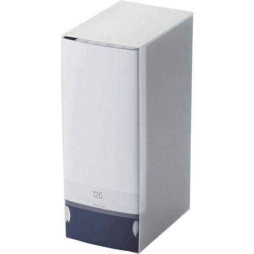 エレコム（ELECOM）　CD・DVD・Blu−ray対応ディスクファイル　120枚収納　ブルー　【品番：CCD-FB120BU】