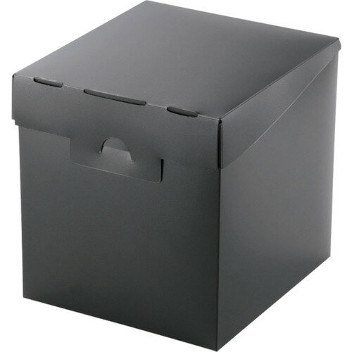 エレコム（ELECOM）　組立式メディアケース収納ボックス　CD・DVD不織布ケース　ブラック　【品番：CCD..