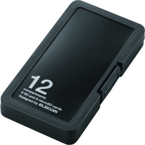 特長 ●SDカード6枚とmicroSDカード6枚を一緒にまとめて収納できるカードケースです。 ●SDカードとmicroSDカードを重ねることでコンパクトに収納可能です。 ●microSD→SD変換アダプタも収納可能です。 ●収納トレーには適...