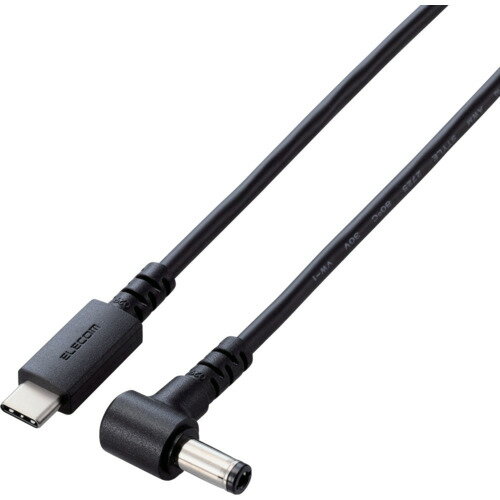 【メール便対応】エレコム（ELECOM）　ノートPC用充電ケーブル　USB　Type−C　DC丸コネクタ　60W　2．0..