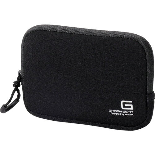【メール便対応】エレコム（ELECOM）　デジカメケース　GRAPH　GEAR　Sサイズ　ストラップ無　ブラック　【品番：DGB-065BK】