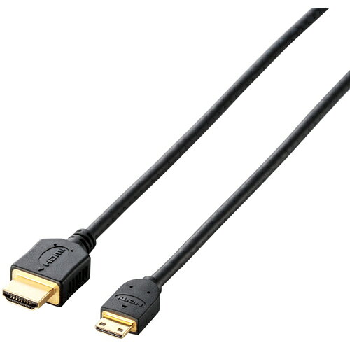 特長 ●HDMIの最新規格にフル対応した、HIGH SPEED with Ethernet認証済みのイーサネット対応HIGH SPEED HDMI-Miniケーブルです。 ●ハイビジョン対応の液晶テレビ、プラズマテレビ、プロジェクターなどHDMI入力端子(Type A)付きのAV機器と、ビデオカメラレコーダーなどのHDMI-Mini出力端子(Type C)を持つAV機器を接続できます。 ●1本のケーブルで、映像信号と音声信号をデジタルのままで高速伝送するだけでなく、イーサネット信号の双方向通信を実現します。 ●100Mbpsのイーサネット通信を実現する、HEC（HDMIイーサネットチャンネル）に対応しています。 ●デジタル音声をテレビなどの表示機器からAVアンプなどの出力機器へ伝送できる、ARC（オーディオリターンチャンネル）に対応しています。 ●3D映像（1080p×2画面）、4K×2K（4096×2160ドット）解像度に対応しています。 ●色深度は従来の24bit（Full　Color：フルカラー）から、30/36/48bit（Deep　Color：ディープカラー）まで対応し、より豊かな色表現が可能です。 ●サビなどに強く信号劣化を抑える金メッキプラグを採用しています。 ●外部ノイズの干渉から信号を保護する3重シールドケーブルを採用しています。 ●コネクタ部にもノイズを軽減する金属シェルコネクタを採用しています。 ●外部ノイズの影響を受けにくい、ツイストペア構造を採用しています。 仕様 ●色：ブラック ●コネクタ形状：HDMI(タイプA・19ピン) - HDMIミニ(タイプC・19ピン) ●ケーブル長(m)：1.5 ●シールド方法：3 ●適合機種：HDMI(タイプA・19ピン)側 ●ケーブルタイプ：ノーマルタイプ ●伝送速度：10.2Gbps ●適合解像度：4K×2K対応 ●規格：HDMI （High Speed HDMI Cable with Ethernet）認証 質量・質量単位 ●0.106kg 【メーカー名】エレコム（株） 【メーカー品番】DH-HD14EM15BK