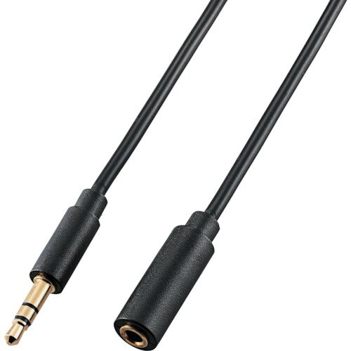 【メール便対応】エレコム（ELECOM）　AUDIO延長ケーブル（3．5φステレオミニ）　ブラック　1．5m　【..