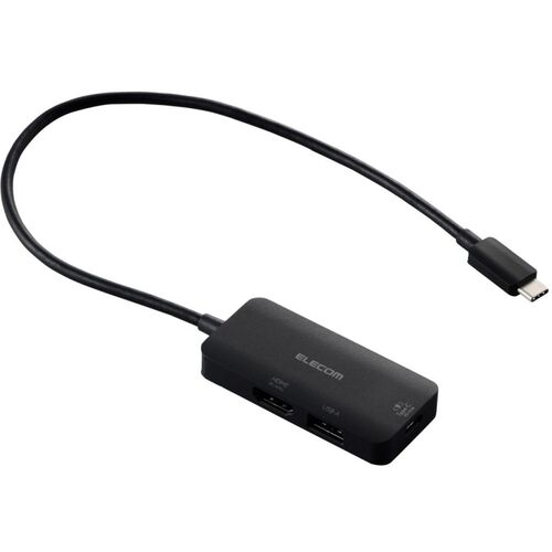 エレコム（ELECOM）　Type−Cドッキングステーション　USB−C×1　USB−A×1　HDMI×1　ブラック　【品番：DS..