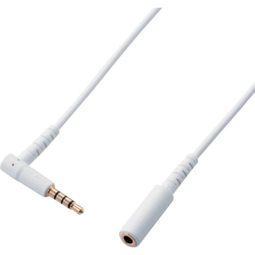 特長 ●マイク対応φ3.5mm4極ステレオミニプラグを持つヘッドホン・イヤホンを接続する時に便利な延長ケーブルです。 用途 ●マイク対応φ3.5mm4極ステレオミニプラグを持つヘッドホン・イヤホンを接続する時に便利な延長ケーブルです。 仕様 ●長さ(m)：約1.0m ※コネクターを除く ●コネクタ形状：φ3.5mm4極ステレオミニジャック-φ3.5mm4極ステレオミニプラグ(L型) CTIA規格準拠 ●適合機種：φ3.5mmステレオミニプラグを搭載したヘッドフォン・イヤフォン及び、φ3.5mmステレオミニジャックを搭載したパソコン及びゲーム機等 質量・質量単位 ●0.018kg 【メーカー名】エレコム（株） 【メーカー品番】EHP-35EL4P10WH