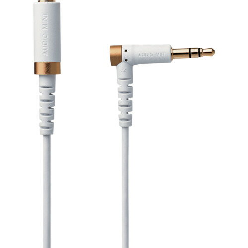 特長 ●断線に強く、8万回の屈曲試験※に合格した高耐久モデルのヘッドホン・イヤホン用延長コードです ※エレコム基準 ●配線内部の密度を高め、屈曲に対する耐久力を強化する95%編組シールドを使用しています 用途 ●断線に強い、8万回の屈曲試験に合格した高耐久モデルのヘッドホン・イヤホン用延長コード。 仕様 ●長さ(m)：1.0m ※コネクタを除く ●コネクタ形状：Φ3.5ステレオミニジャック-Φ3.5ステレオミニプラグ(L型) ●色：ホワイト ●OFC：99.5%高純度OFC ●シールド方法：95%編組シールド ●プラグメッキ仕様：金メッキプラグ ●色：ホワイト 質量・質量単位 ●43.0g 【メーカー名】エレコム（株） 【メーカー品番】EHP-35ELS10WH