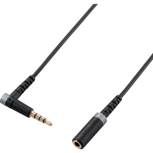 特長 ●マイク対応φ3.5mm4極ステレオミニプラグを持つヘッドホン・イヤホンを接続する時に便利な延長ケーブルです。 ●断線に強く8万回の屈曲試験に合格した高耐久モデルで、マイク対応φ3.5mm4極ステレオミニプラグを持つヘッドホン・イヤホンを接続する時に便利な延長ケーブルです。 仕様 ●長さ(m)：約1.0m ※コネクターを除く ●コネクタ形状：φ3.5mm4極ステレオミニジャック-φ3.5mm4極ステレオミニプラグ(L型) CTIA規格準拠 ●適合機種：φ3.5mmステレオミニプラグを搭載したヘッドフォン・イヤフォン及び、φ3.5mmステレオミニジャックを搭載したパソコン及びゲーム機等 質量・質量単位 ●0.019kg 【メーカー名】エレコム（株） 【メーカー品番】EHP-35ELS4P10BK