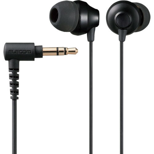 エレコム（ELECOM）　ステレオイヤホン　カナル型　直径3．5mm　Fast　Music　F12C　10．0mmドライバー　ブラック　【品番：EHP-F12CABK】