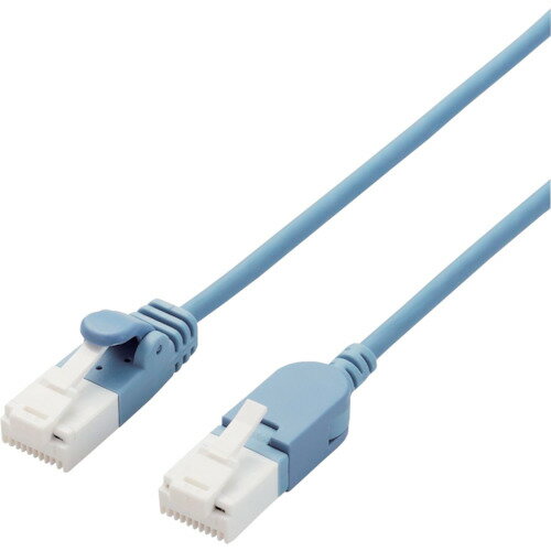Cross （~5 m） - 【メール便対応】エレコム（ELECOM）　LANケーブル　CAT6A　爪折れ防止　スイング式コネクタ　5．0m　ブルー　【品番：LD-GPATSW/BU50】