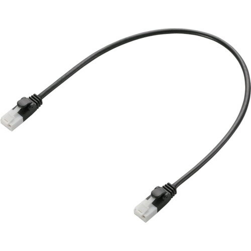 Cable - 【メール便対応】エレコム（ELECOM）　ツメ折れ防止短尺LANケーブル　CAT6準拠　0．3m　ブラック　【品番：LD-GPYTB/BK03】