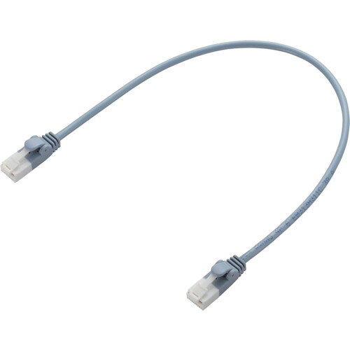 【メール便対応】エレコム（ELECOM）　ツメ折れ防止やわらかLANケーブル　CAT6準拠　0．3m　ブルー　【品番：LD-GPYT/BU03】