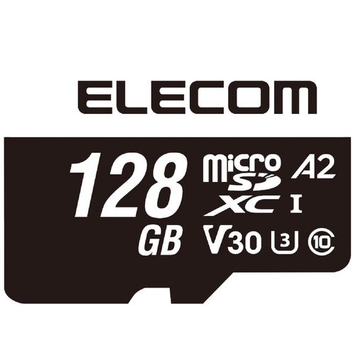 エレコム（ELECOM） MicroSDXCカード データ復旧サービス付 UHS-I U3 V30 128GB 【品番：MF-MS128GU13A2R】