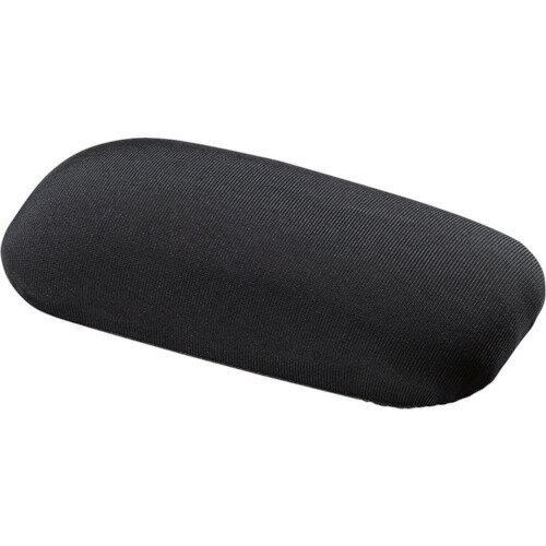Wrist Rests - エレコム（ELECOM）　ふんわりやわらかリストレスト　ブラック　【品番：MOH-FCRBK】