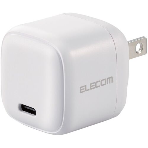 エレコム（ELECOM）　AC充電器　スマホ・タブレット用　USB　PD　20W　USB−C1ポート　ホワイト　【品番：MPA-ACCP7320WH】