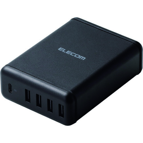 特長 ●4つのUSB Aポートと、1つのUSB Type-Cポートを搭載しています。 ●スマートフォンやタブレットのほかさまざまなUSB機器をこれ一つで急速充電可能です。 ●ノートPCまで充電できる、高出力30WのPower Deliver...