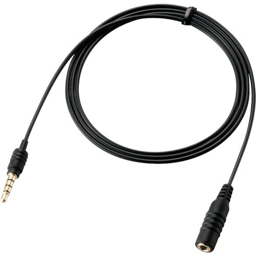 【メール便対応】エレコム（ELECOM）　4極ミニプラグ延長ヘッドホンケーブル　S型　1．0m　ブラック　【品番：MPA-EHPS10BK】