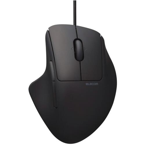 Ball Type Mouse - エレコム（ELECOM）　マウス　SHELLPHA　有線　5ボタン＋チルト　Sサイズ　抗菌仕様　静音設計　ブラック　【品番：M-SH31UBSKBK】