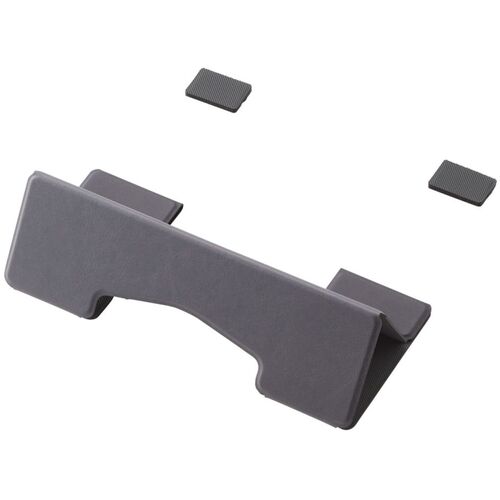 【メール便対応】エレコム（ELECOM） ノートPCスタンド 薄型 レザー 粘着式 ロング グレー 【品番：PCA-LTSLL01GY】