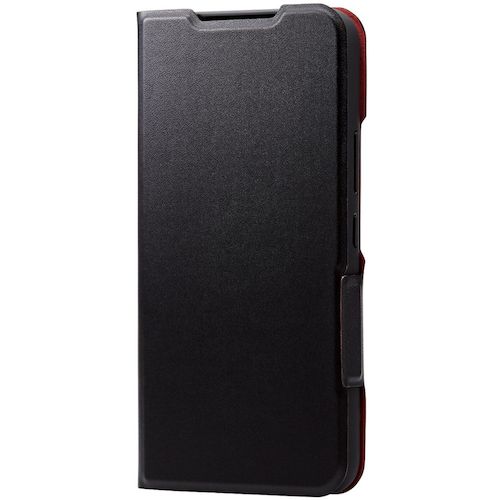 【メール便対応】エレコム（ELECOM） Galaxy A54 5G用レザーケース 手帳型 薄型 超軽量 磁石付き ブラック 【品番：PM-G233PLFUBK】