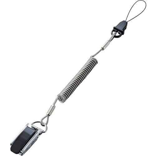 【メール便対応】エレコム（ELECOM）　スマートフォン用クリップストラップ（高耐久）　50cm　ブラック　【品番：P-STCS50BK】