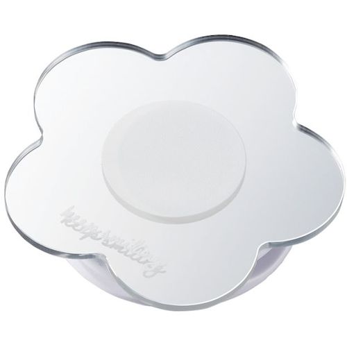 【メール便対応】エレコム（ELECOM）　スマホグリップ　＆Me　ミラータイプ　花　【品番：P-STRFMRFSV】