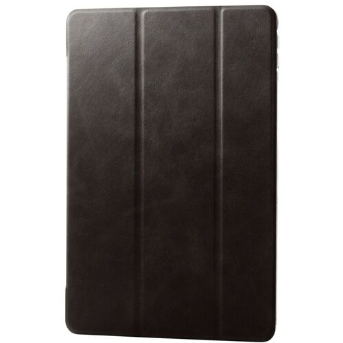 エレコム（ELECOM）　iPad　第9／8／7世代用フラップケース　背面クリア　ブラック　【品番：TB-A19RWVBKN】