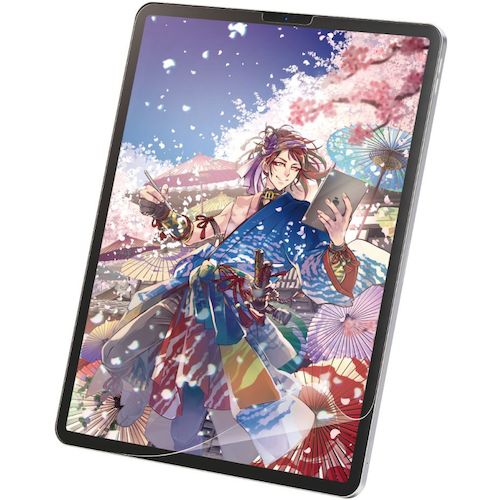 エレコム（ELECOM） iPad Pro 12．9インチ用保護フィルム 紙心地 反射防止 上質紙タイプ 【品番：TB-A22PLFLAPL】