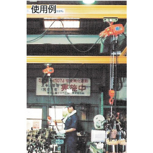 ★象印チェンブロック　単相100V小型電気チェーンブロック（無段速型）60KG・3M　（...