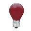 朝日電器（ELPA）　カラーS型ミニ球 25W E17　レッド　【品番：G-20H（R）】