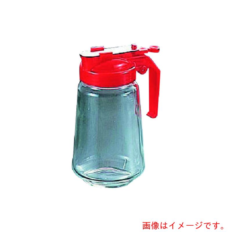 遠藤商事（TKG）　ガラス製　焼肉タレ入　350cc　赤　【品番：PYK291】