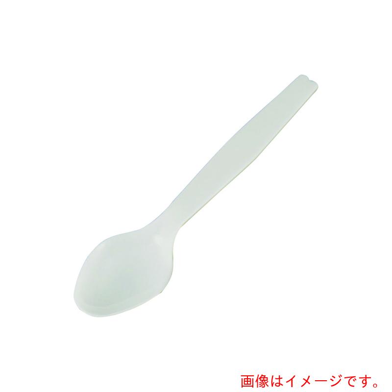遠藤商事（TKG）　ホウケン産業　使い捨てスプーン　白袋入（500本入）　140IV　【品番：XTK012】