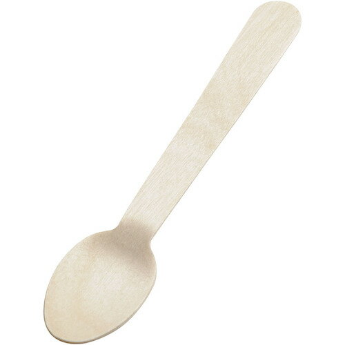 遠藤商事（TKG）　使い捨て　木製スプーン（100本入）140mm　WS−140　【品番：XTK5902】