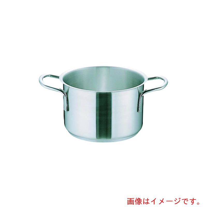 遠藤商事（TKG）　ムラノ　インダクション18−8半寸胴鍋　（蓋無）40cm　【品番：AHVA307】